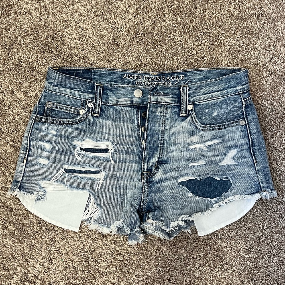 American Eagle high rise vintage festival shorts